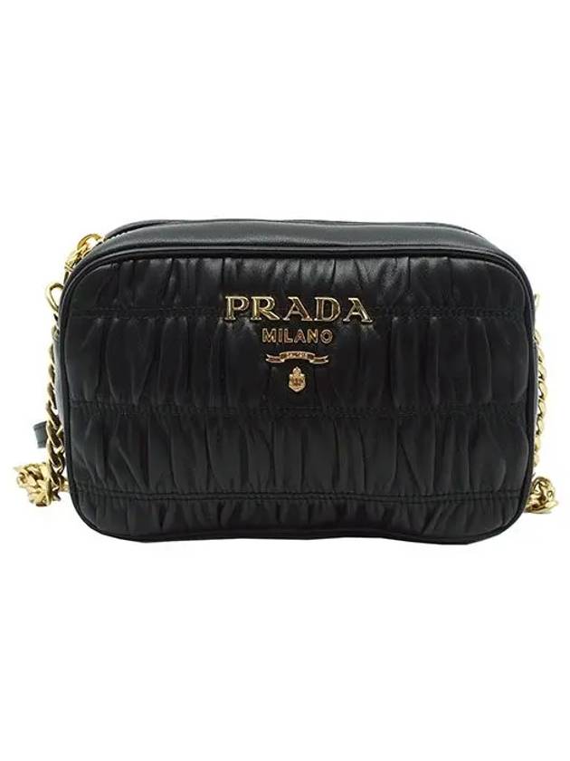 Nappa Goffre Cross Bag Black - PRADA - BALAAN 2