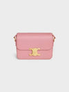 Teen Triomphe Shiny Calfskin Cross Bag Rose - CELINE - BALAAN 2