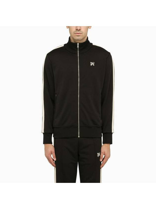 Monogram Classic Track Jacket Black - PALM ANGELS - BALAAN 2