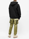 Logo Patch Membrana Cargo Pants Green - STONE ISLAND - BALAAN.