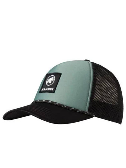 Crag Logo Classic Trucker Ball Cap Dark Jade - MAMMUT - BALAAN 2