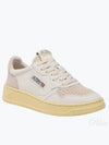 Medalist Beige Suede Low Top Sneakers White - AUTRY - BALAAN 2