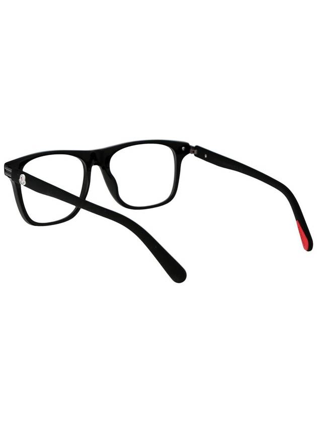 Rectangle Acetate Eyeglasses Black - MONCLER - BALAAN 5