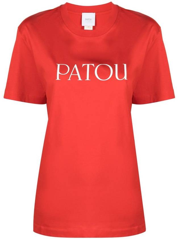 Short Sleeve T-Shirt JE0299999306R Red - PATOU - BALAAN 2