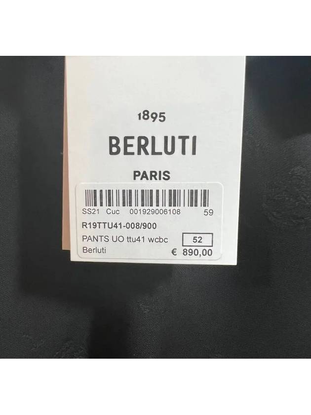 R19TTU41 008 900 Embroidered Pants Black - BERLUTI - BALAAN 4