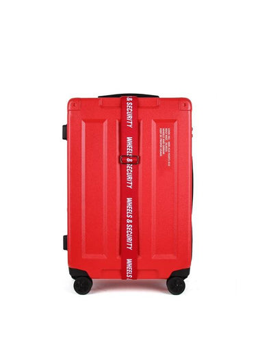 Wheels And Containers PC Hard 20 Inch Carrier Red - RAVRAC - BALAAN 1