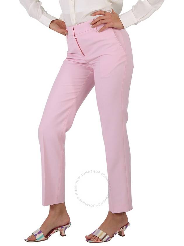 Wool Straight Slacks Pink - BURBERRY - BALAAN 3