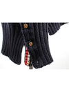 Diagonal armband anchor knit navy 4 105 - THOM BROWNE - BALAAN 8