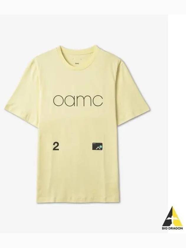 Avery short sleeve t shirt light yellow 23E28OAJ10COT00744745 - OAMC - BALAAN 1