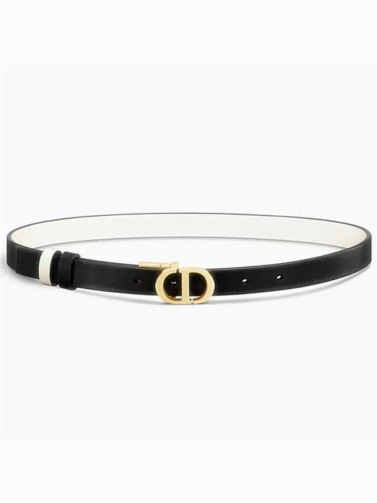 30 Montaine 20mm Reversible Belt Black Latte Smooth Calfskin B0446UWGA M911 - DIOR - BALAAN 2