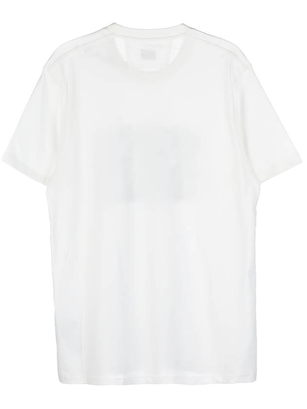 Logo Label Graphic Short Sleeve T-Shirt White - CP COMPANY - BALAAN 3