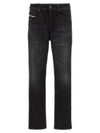 Denim Straight Pants A0515609H3402 Black - DIESEL - BALAAN 1