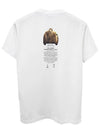 Archivio Cotton Short Sleeve T Shirt White - STONE ISLAND - BALAAN 4