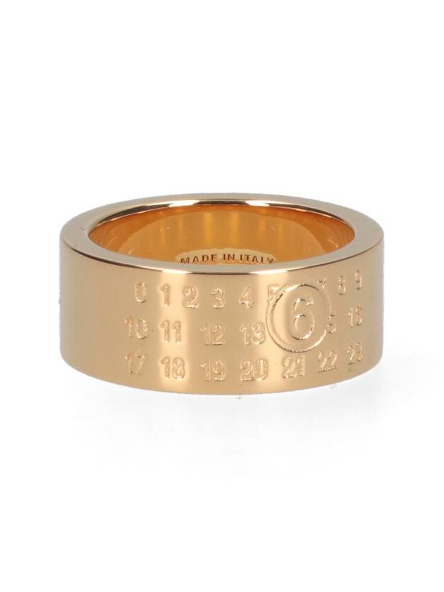 Men's Numeric Minimal Signature Ring Gold - MAISON MARGIELA - BALAAN 2