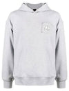 Logo Patch Hoodie Grey - MOOSE KNUCKLES - BALAAN 2