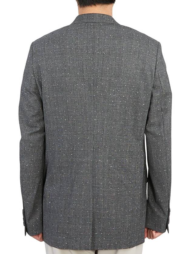 Double Brested Wool Jacket Grey - DIOR - BALAAN 5