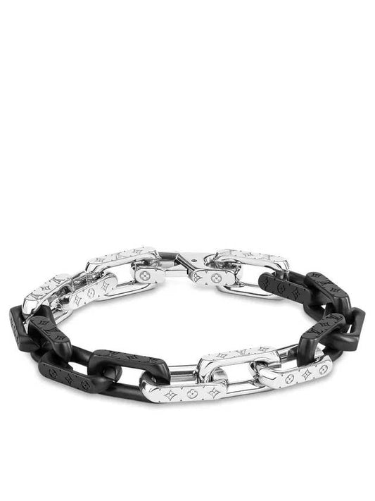 Monogram Chain Bracelet Silver - LOUIS VUITTON - BALAAN 1
