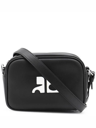 Leather Top Handle Cross Bag Black - COURREGES - BALAAN 1