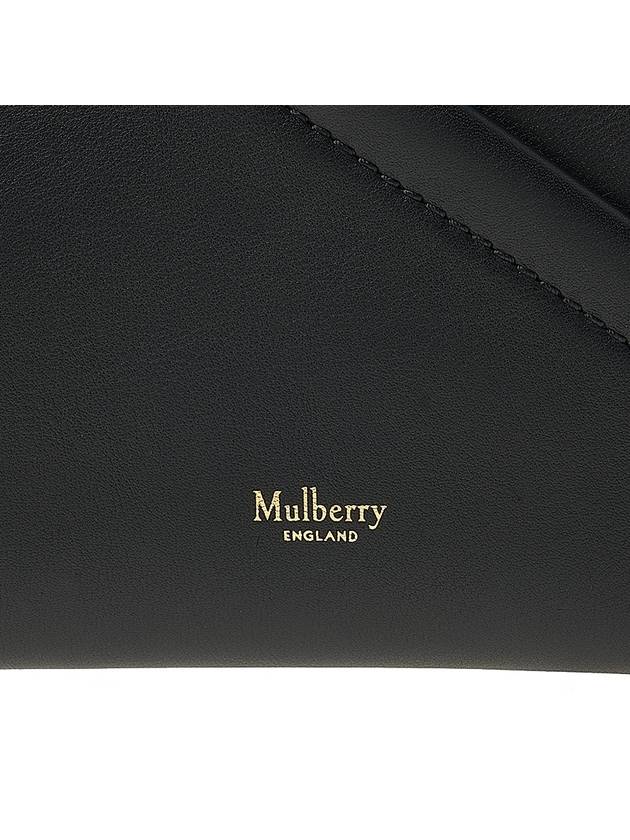 M Zipper Leather Shoulder Bag Black - MULBERRY - BALAAN 7