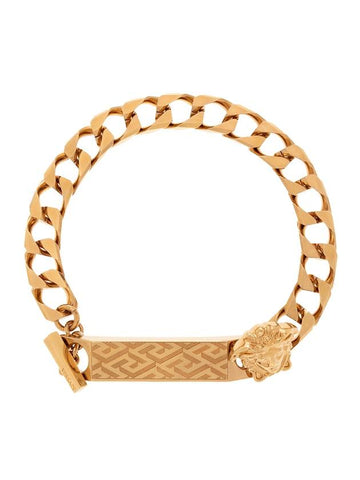 Men's La Greca Medusa Bracelet Gold - VERSACE - BALAAN 1