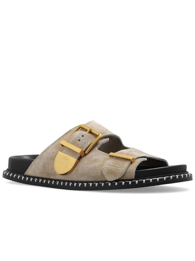 Chloé ‘Rebecca’ Slides, Women's, Beige - CHLOE - BALAAN 4