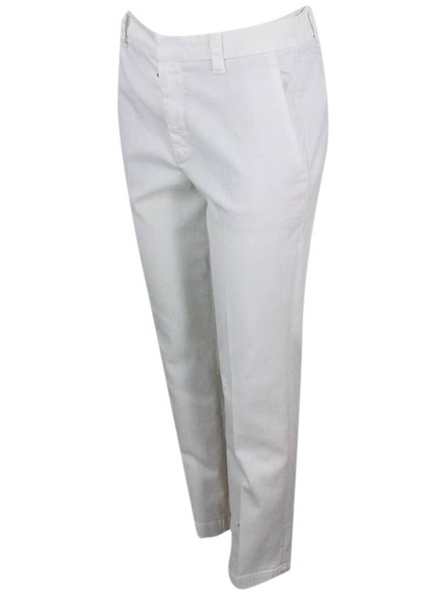 Short Pants MA080P5729 C159 WHITE - BRUNELLO CUCINELLI - BALAAN 3