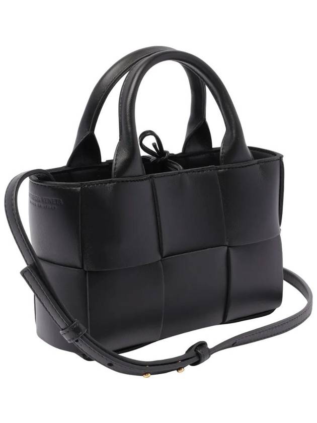 Candy Acro Intrecciato Tote Bag Black - BOTTEGA VENETA - BALAAN 4