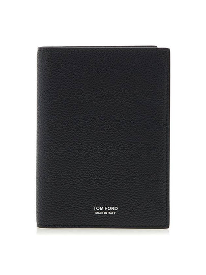 Men's T Line Leather Card Wallet Midnight Blue - TOM FORD - BALAAN 2