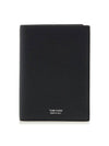 Men's T Line Leather Card Wallet Midnight Blue - TOM FORD - BALAAN 1