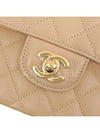 Classic Small Flap Bag Beige Gold Class Classbe Gold A01113 - CHANEL - BALAAN 4