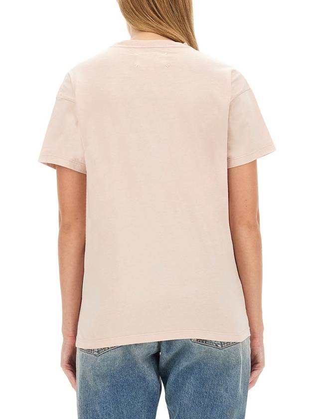 T-SHIRT WITH LOGO - MAISON MARGIELA - BALAAN 3