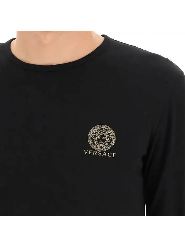 Men's Medusa Head Long Sleeve T-Shirt 2 Pack Black - VERSACE - BALAAN 5