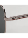 Eyewear Logo Metal Sunglasses Silver Grey - GUCCI - BALAAN 10