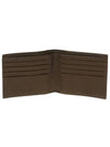 Intrecciato Leather Half Wallet Dark Green Brown - BOTTEGA VENETA - BALAAN 5