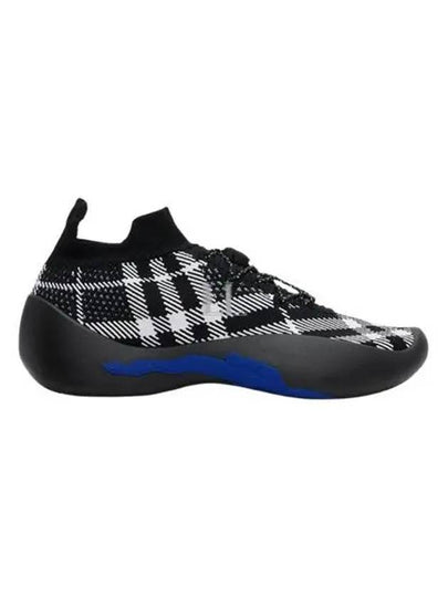 Check Knit Neptune Low Top Sneakers Eclipse - BURBERRY - BALAAN 2