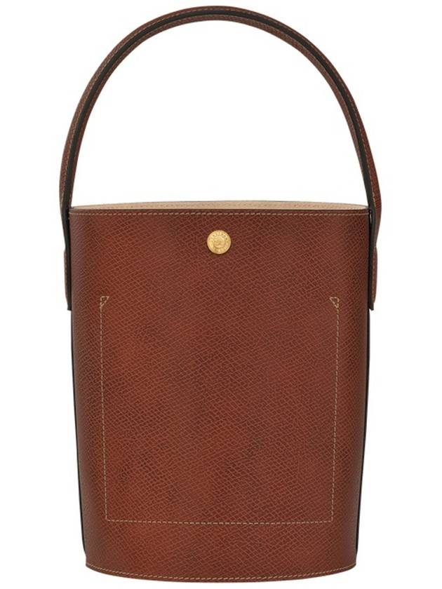 Epure Leather Bucket Bag Brown - LONGCHAMP - BALAAN 7