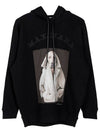 Lillo Graphic Print Cotton Hoodie Black - MAX MARA - BALAAN 2