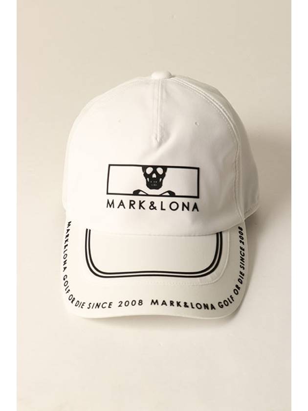 Pave Ball Cap White - MARK & LONA - BALAAN 1