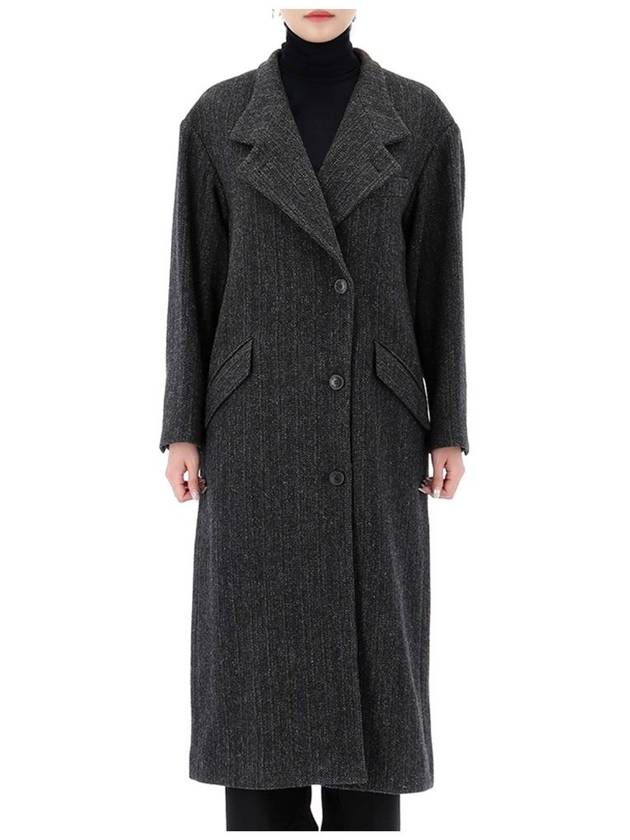 Women's Sabine Wool Single Coat Black - ISABEL MARANT - BALAAN 6