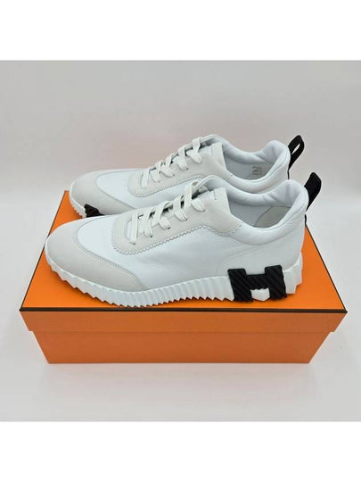 Bouncing Low Top Sneakers White - HERMES - BALAAN 2