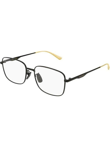 Eyewear Square Metal Eyeglasses Black - GUCCI - BALAAN 1