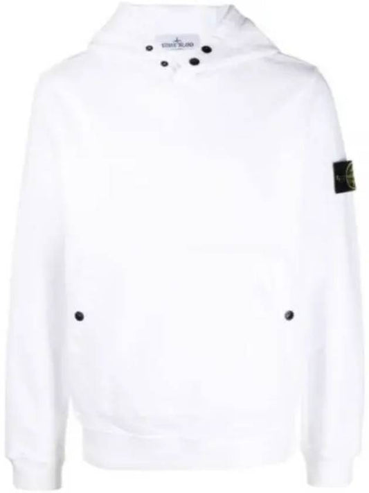 Garment Dyed Hoodie White - STONE ISLAND - BALAAN 2