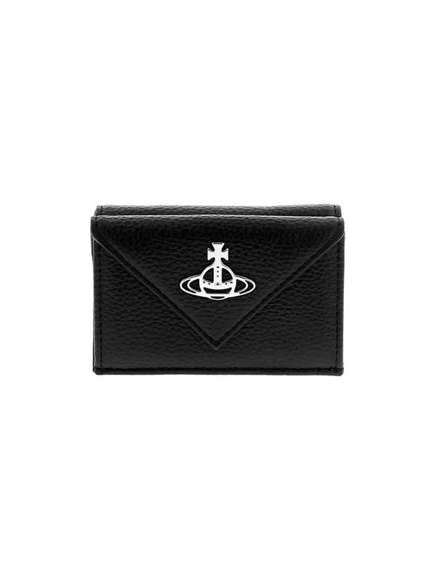 5115002FW S000D N403 Vegan Biogreen Grain Envelope Billfold Half Wallet - VIVIENNE WESTWOOD - BALAAN 1