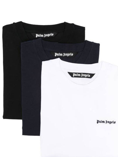 logo embroidered t-shirt 2-pack set - PALM ANGELS - BALAAN 2