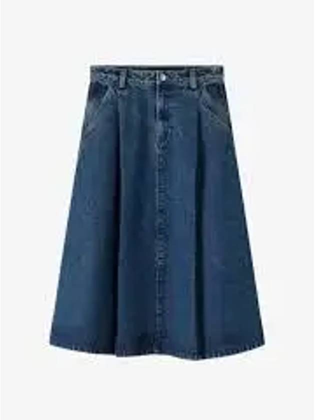 Denim A-Line Skirt Blue - A.P.C. - BALAAN 2