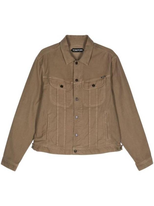 Jacket DJI001 DMC012S23 KB210 Beige - TOM FORD - BALAAN 1