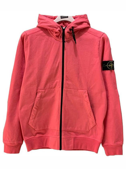 Waffen Patch Zip Up Hoodie Pink - STONE ISLAND - BALAAN 2