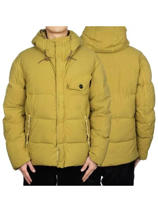 Survival Down Jacket Mustard - TEN C - BALAAN.