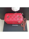 Caviar Vanity Bag Rectangular Chain Cosmetic Case Red Cross AP1341 Mini - CHANEL - BALAAN 5