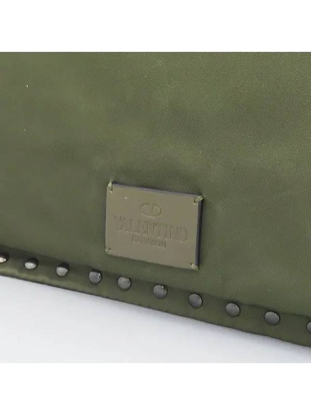 khaki clutch bag - VALENTINO - BALAAN 3